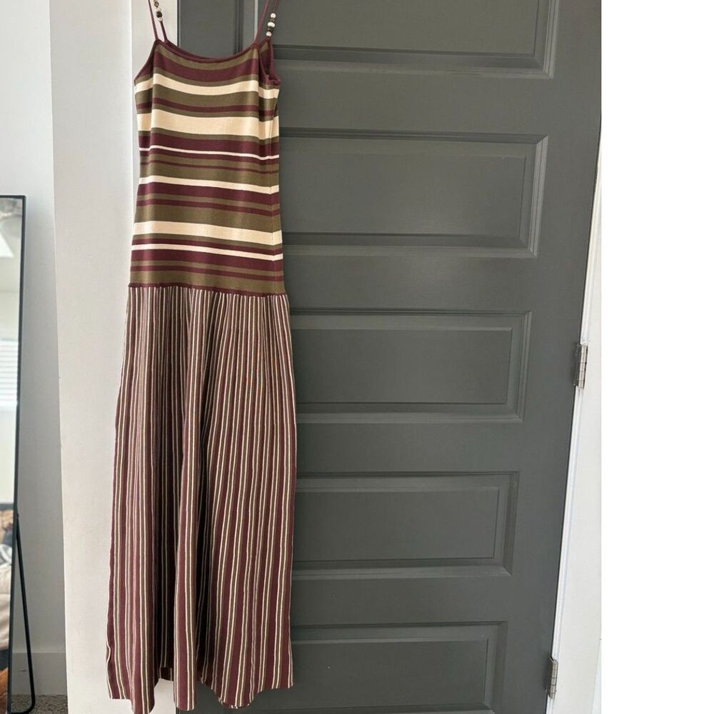 SHEIN Multicolor Striped Maxi Dress Size M NWOT